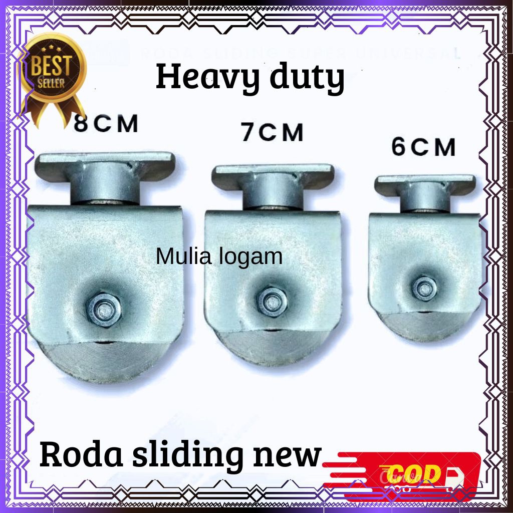 TERLARIS Roda pagar sliding new/ roda sliding heavy duty /roda pagar lipat roda pagar sliding new