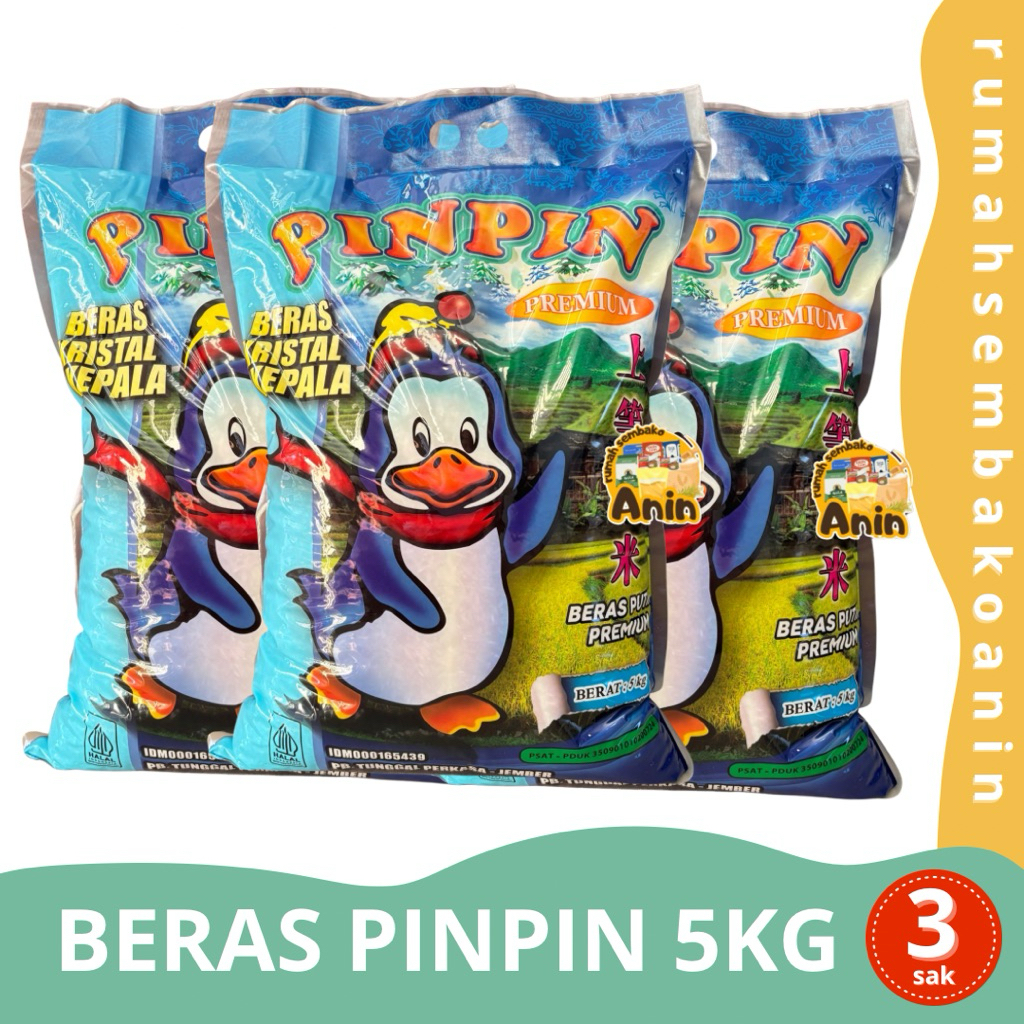 (GROSIR) 4 Sak / 3 Sak / 2 Sak Paket Aneka Beras Premium 5 Kg