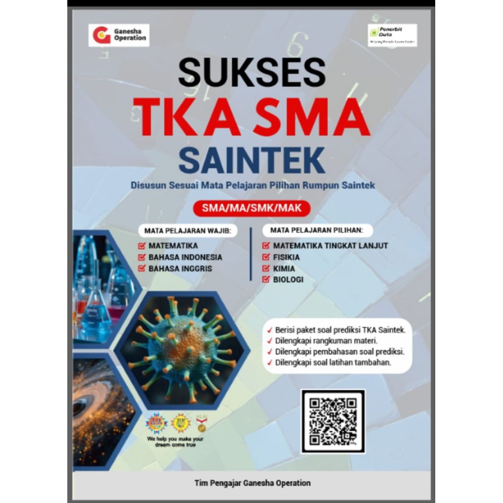 Sukses TKA Saintek/IPA Penulis Tim GO