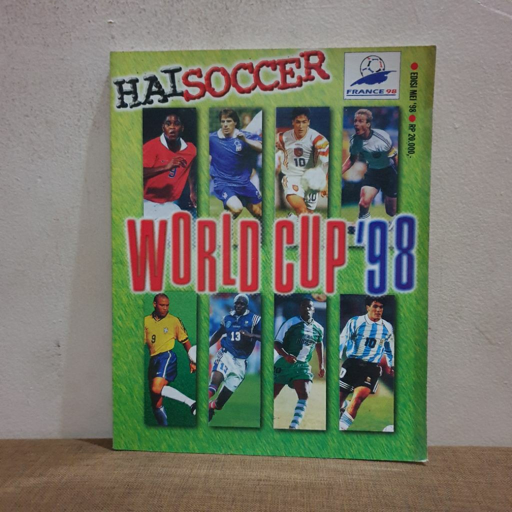 Majalah Olahraga Vinta Sport Bola Hai Soccer World Cup 1998