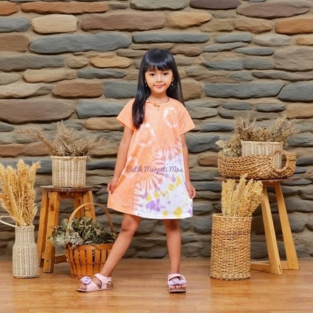 BAJU BATIK ANAK PEREMPUAN 1 - 7 TAHUN MURAH / DRESS ANAK CEWEK KONDANGAN