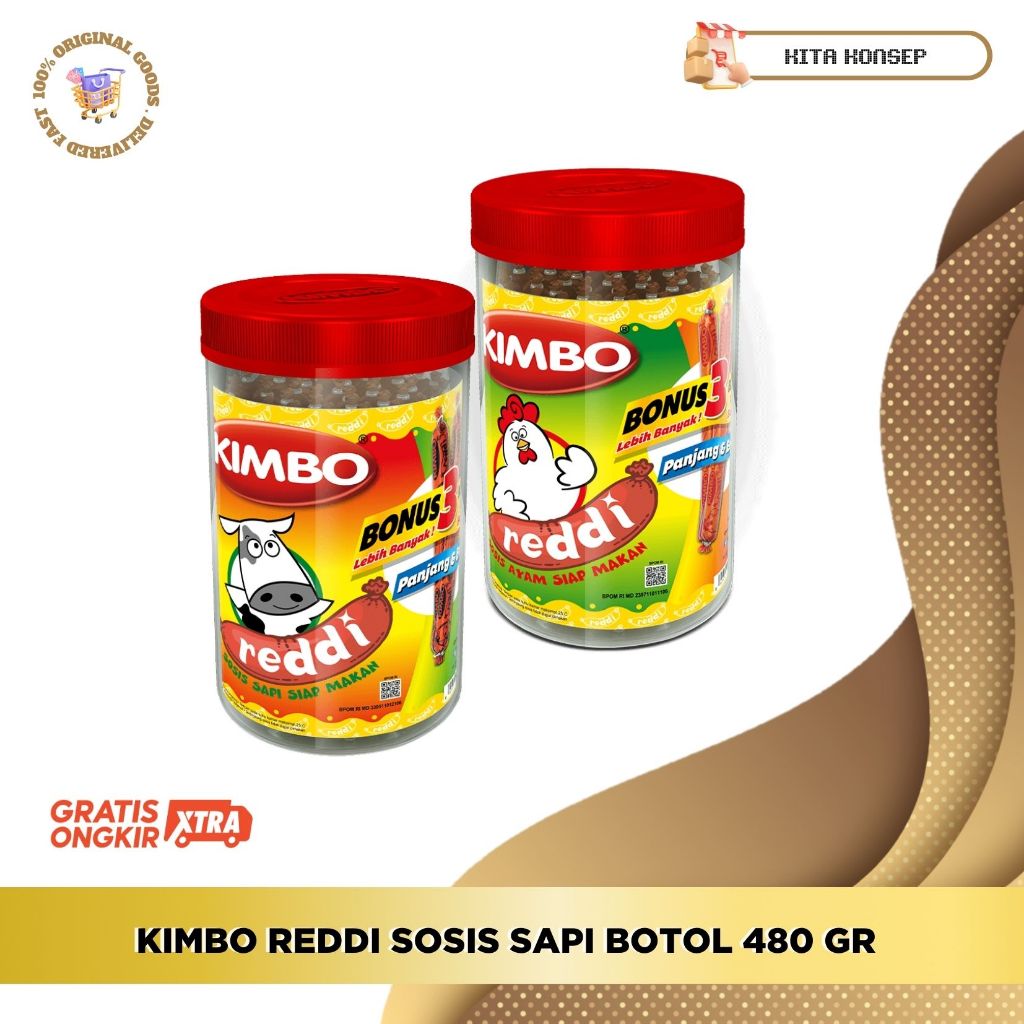 

KIMBO REDDI SOSIS SAPI BOTOL 480 GR SOSIS INSTANT LANGSUNG MAKAN