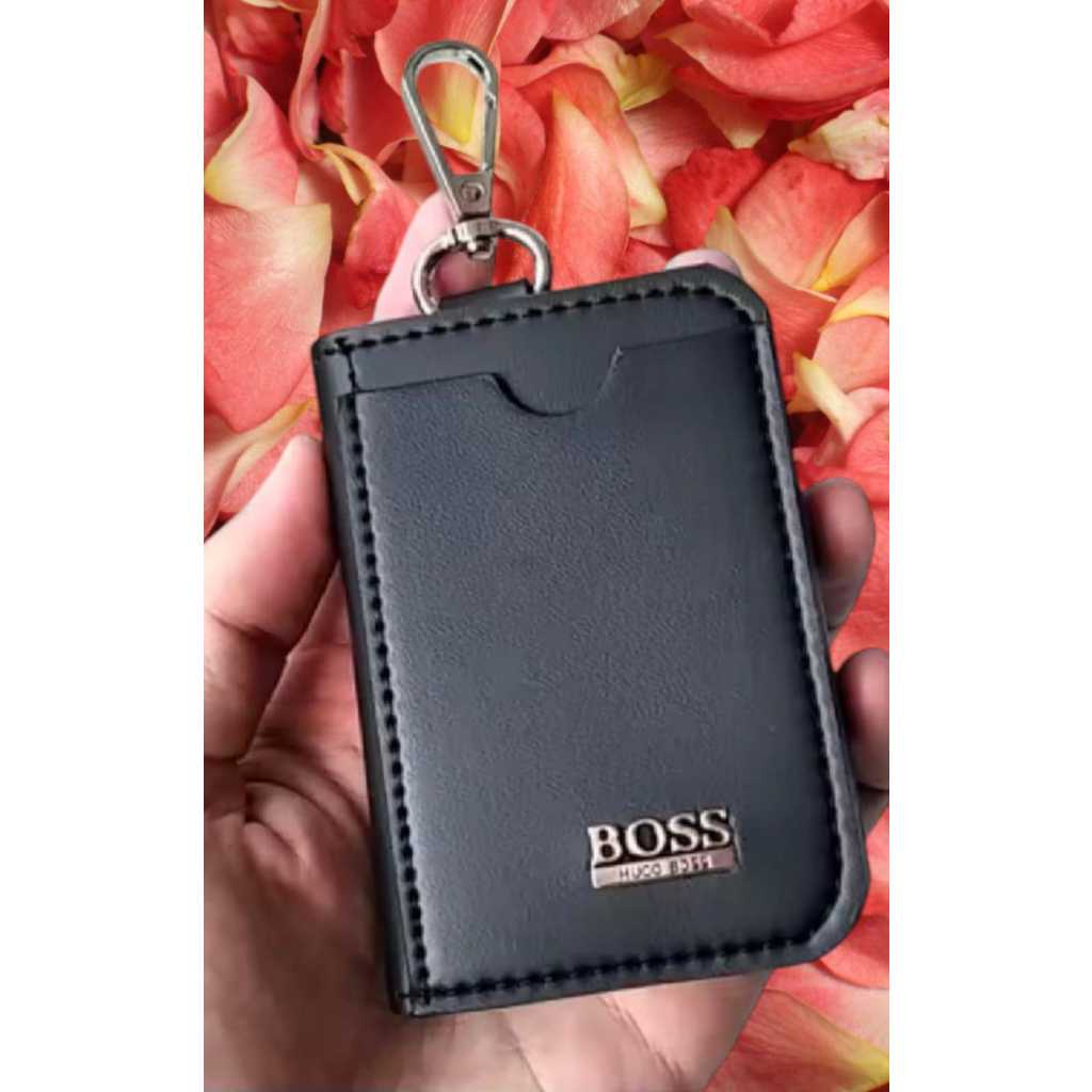 Promo Gantungan Kunci Dompet STNK Mobil Motor Mainan Konci Mobil Motor Keyless Souvenir HB - Hitam C