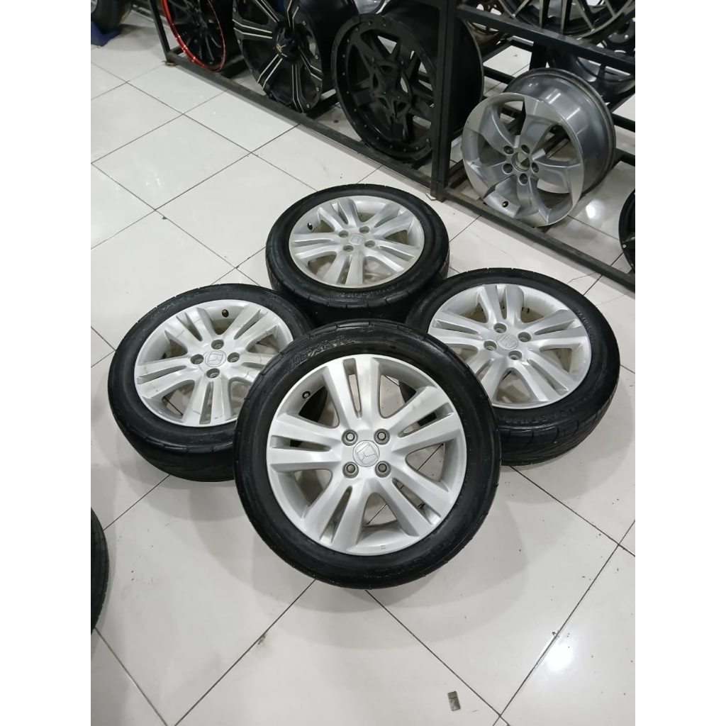 VELG MOBIL BEKAS OEM JAZZ R16 BUAT MOBILIO CALYA SIGRA CITY BRIO FREED VIOS DLL