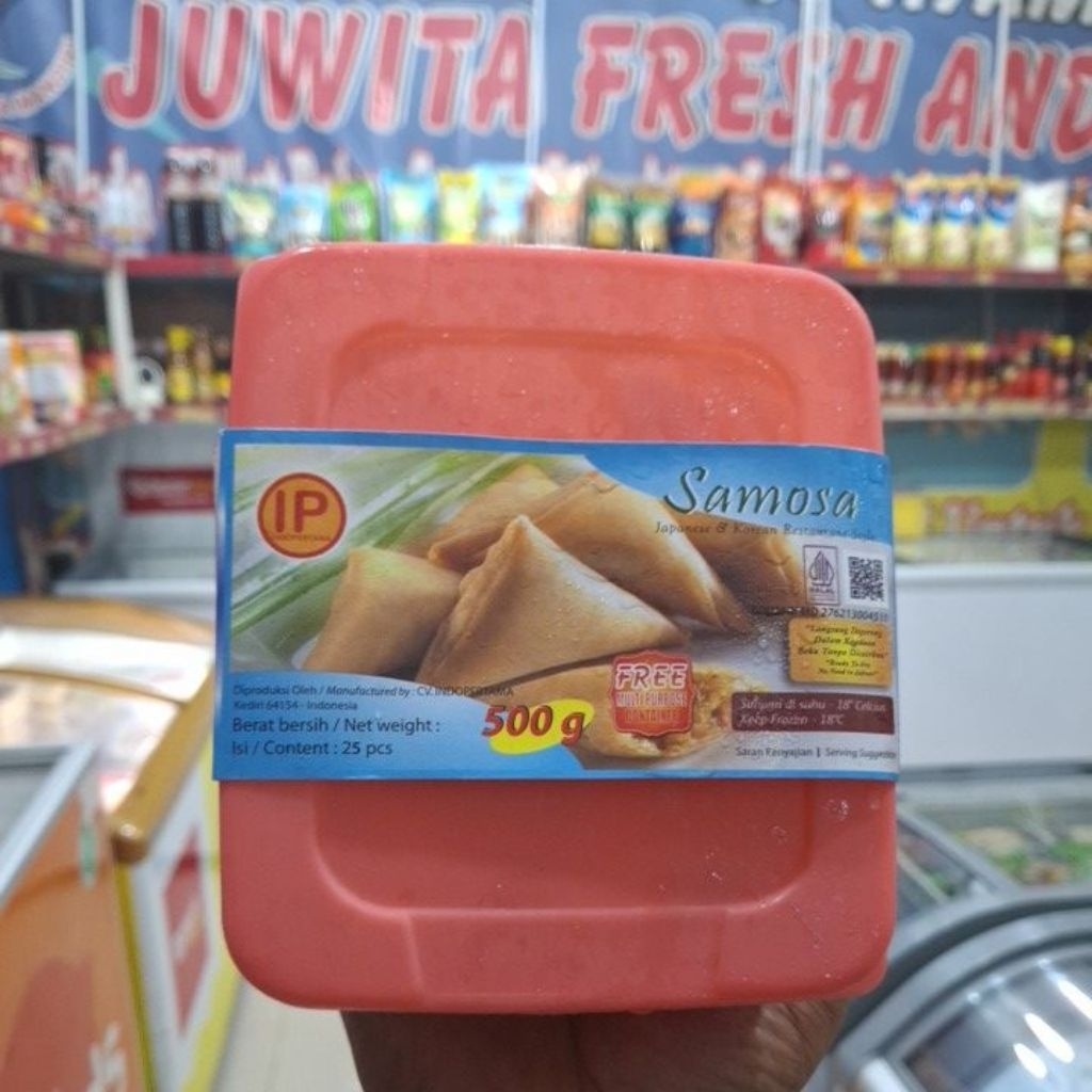 

IP SAMOSA Japanese & korean 500GR ISI 25PCS / FREE MULTI PURPOSE CONTAINER