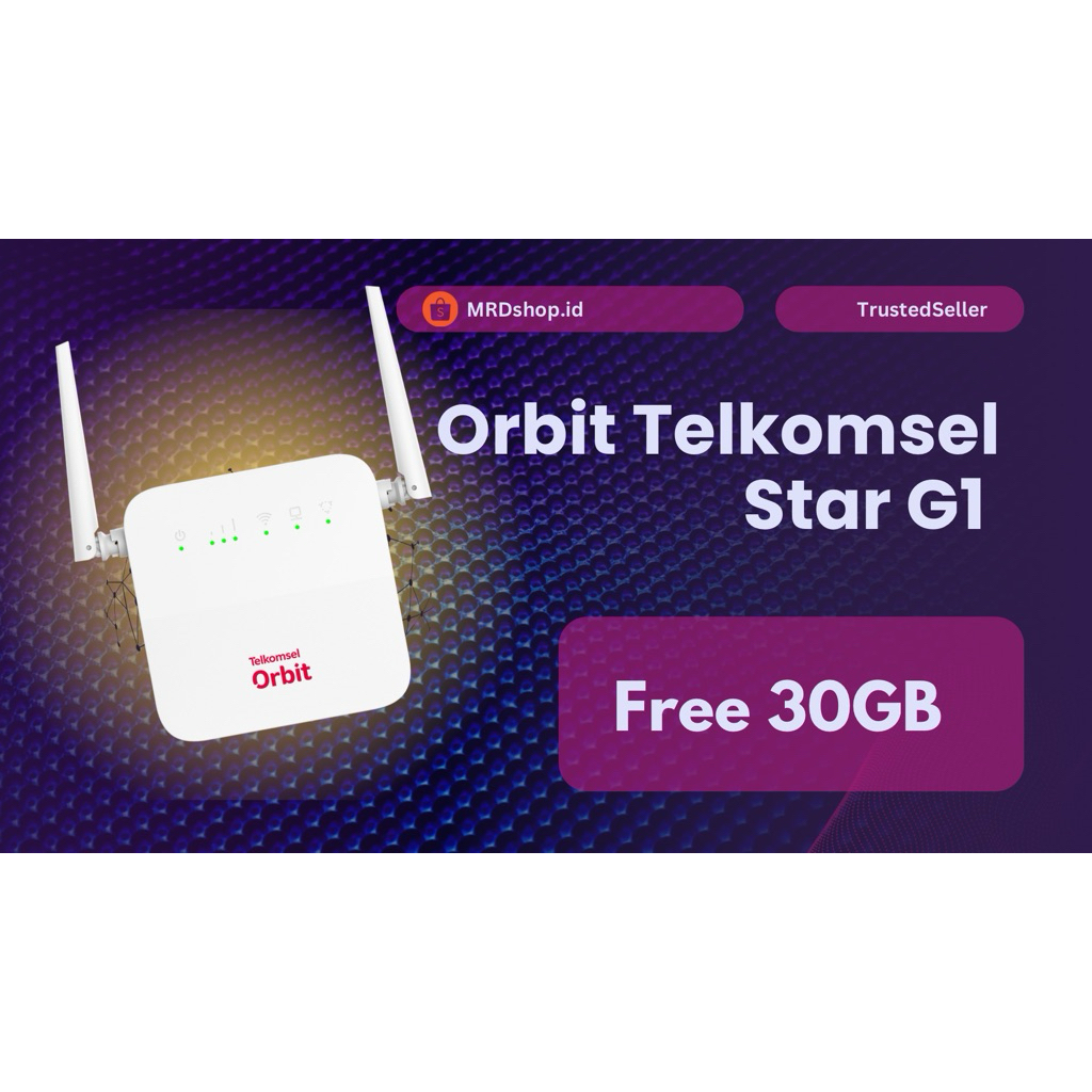 Orbit Telkomsel Star G1 Modem Wifi High Speed 4G Free 30GB