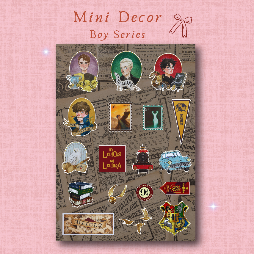 

Mini Decor Elements — Aesthetic Sticker Pack (A6, Kiss Cut)