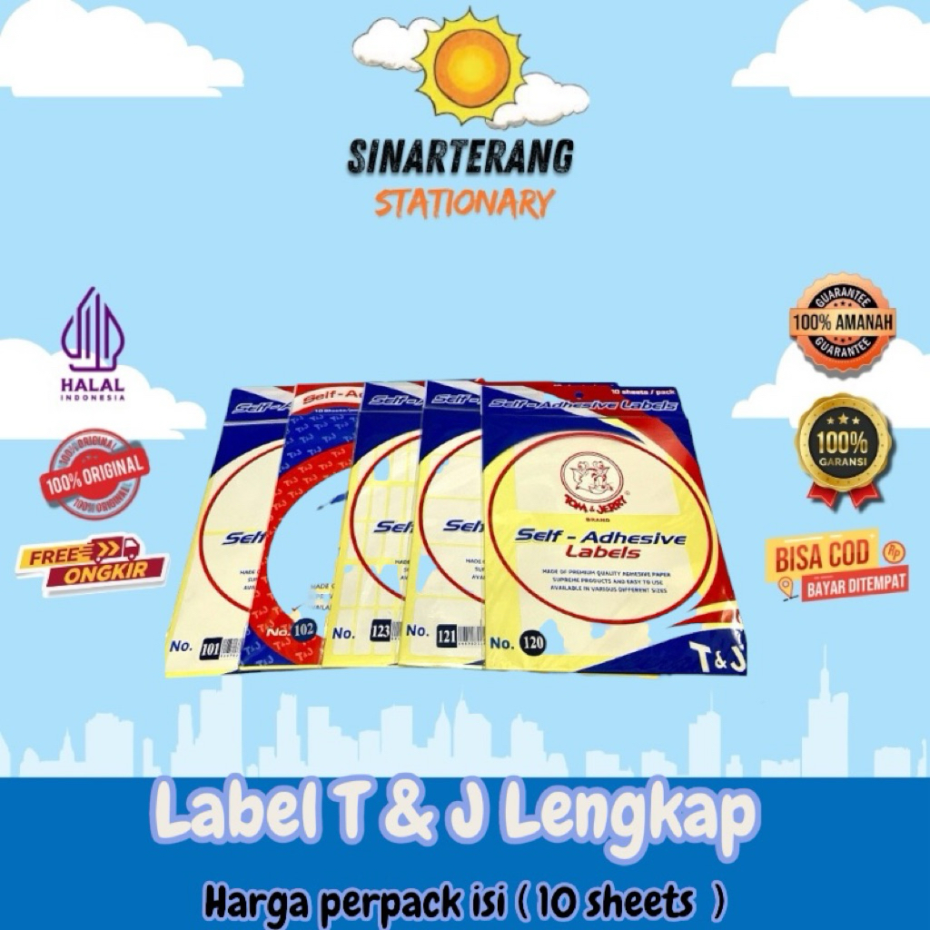 

Label T&J 99/100/101/103/105/102/107/121/123