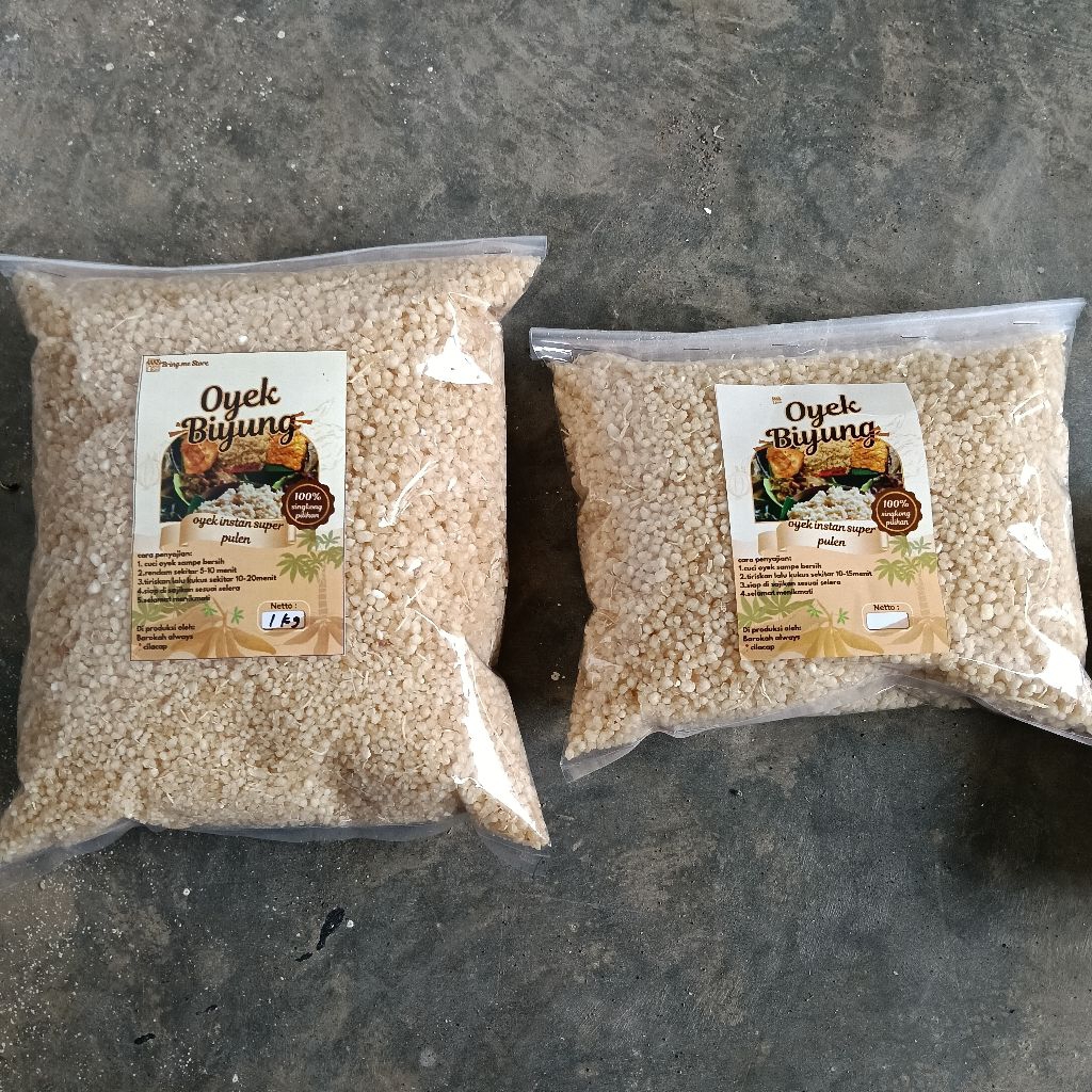 

Nasi Tiwul Singkong Asli 500 gram Super Pulen Empuk Lezat