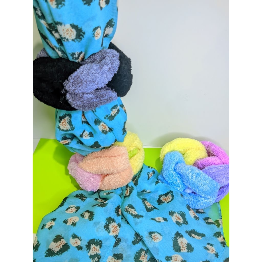 ikat rambut handuk lilit