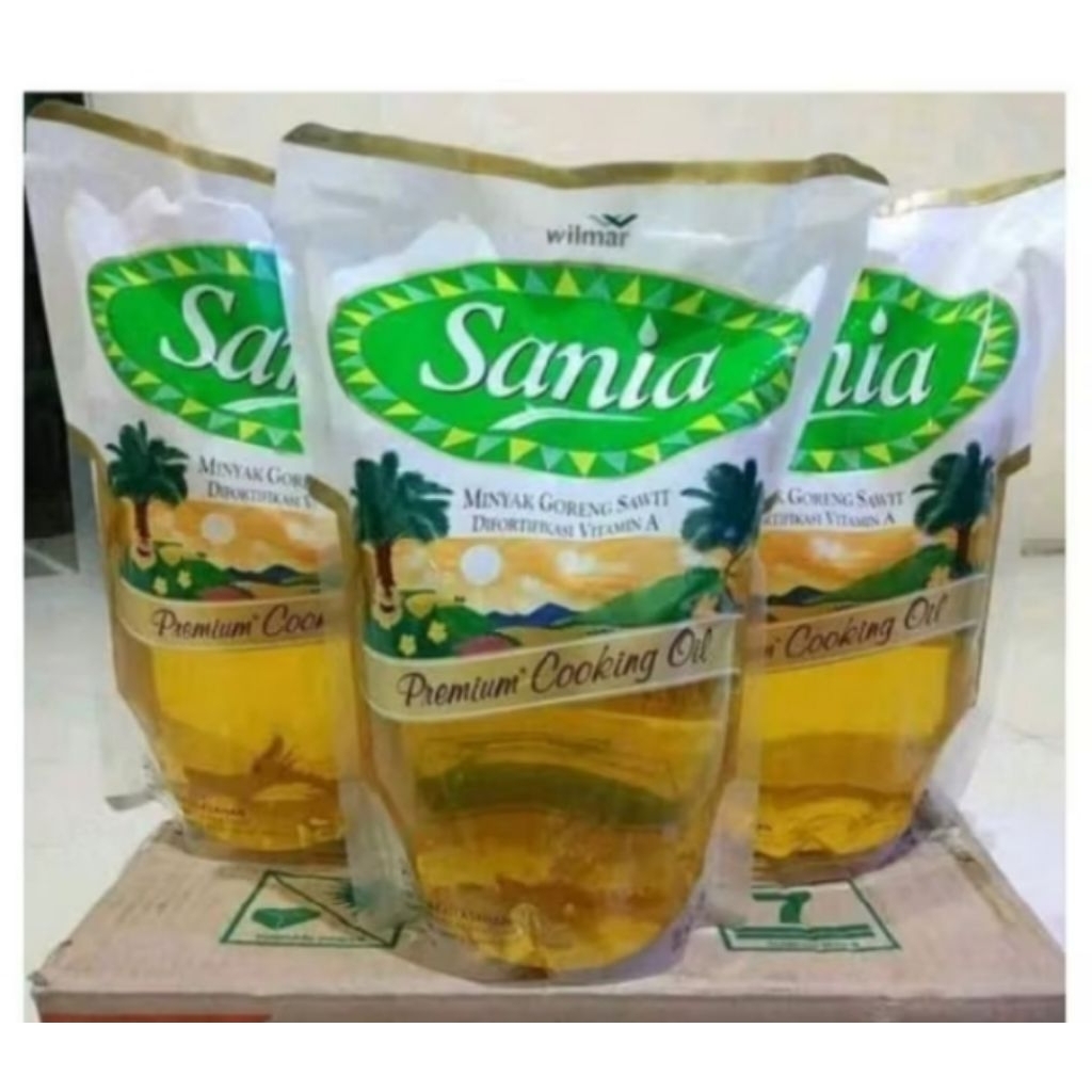 

minyak sania 1 L terjamin beningnya dus