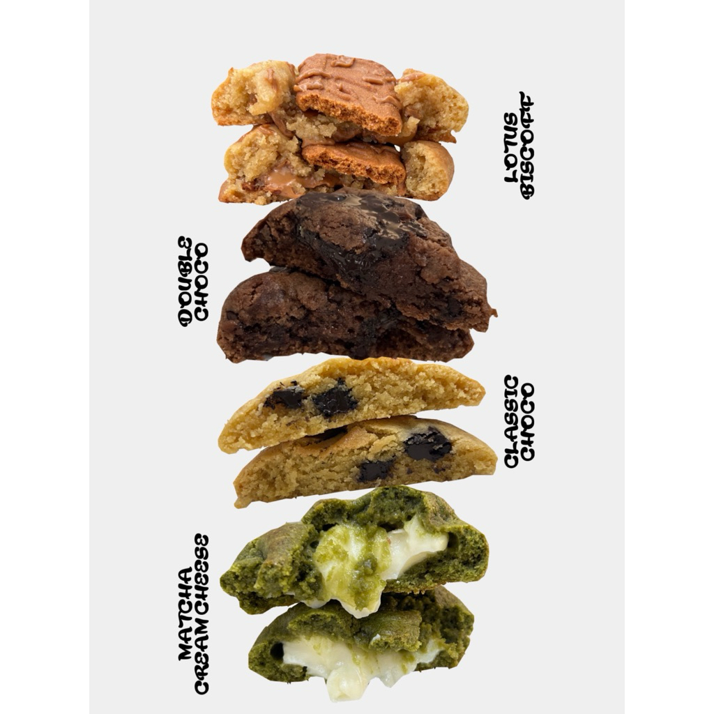 

Soft Cookies Matcha Cream Cheese