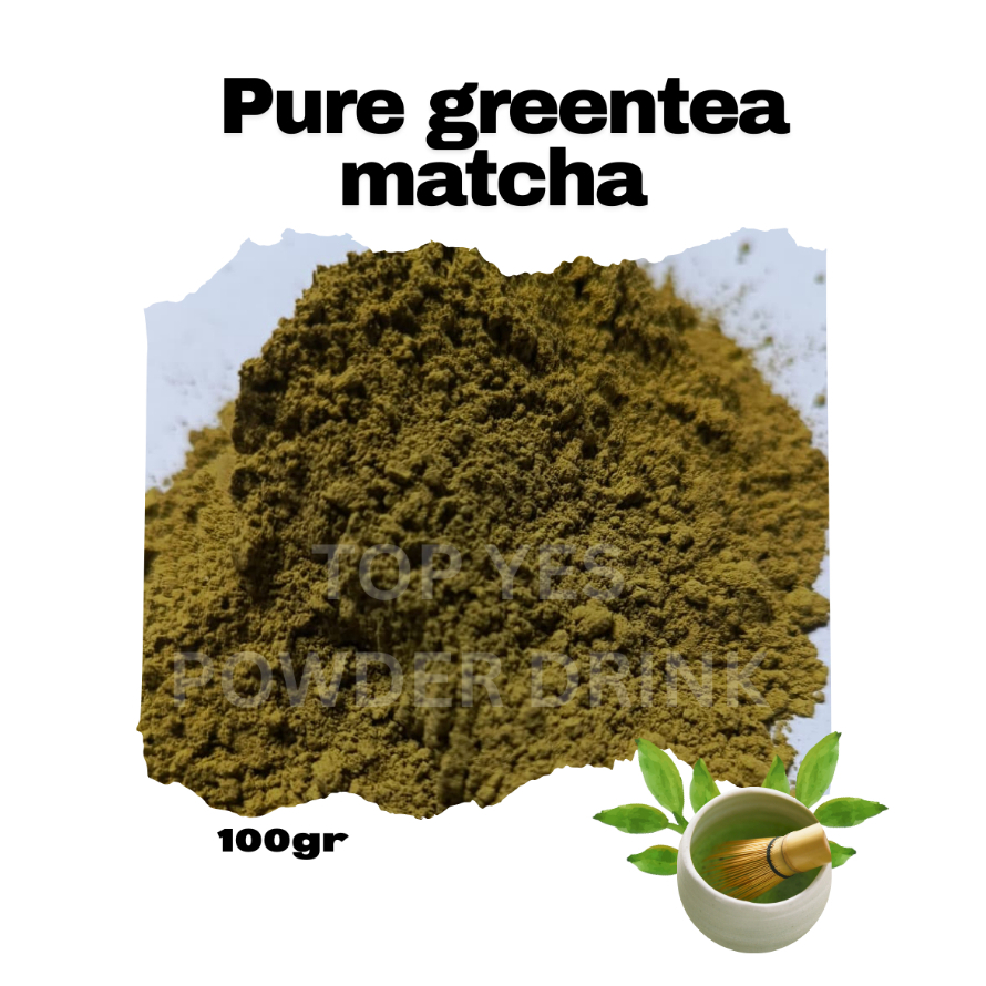 

Pure powder Greentea Matcha 100 Gr jenis culinary