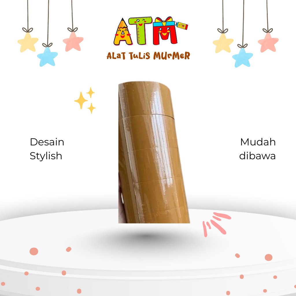 

Lakban/Perekat/Selotip/OPP Coklat ABG 2