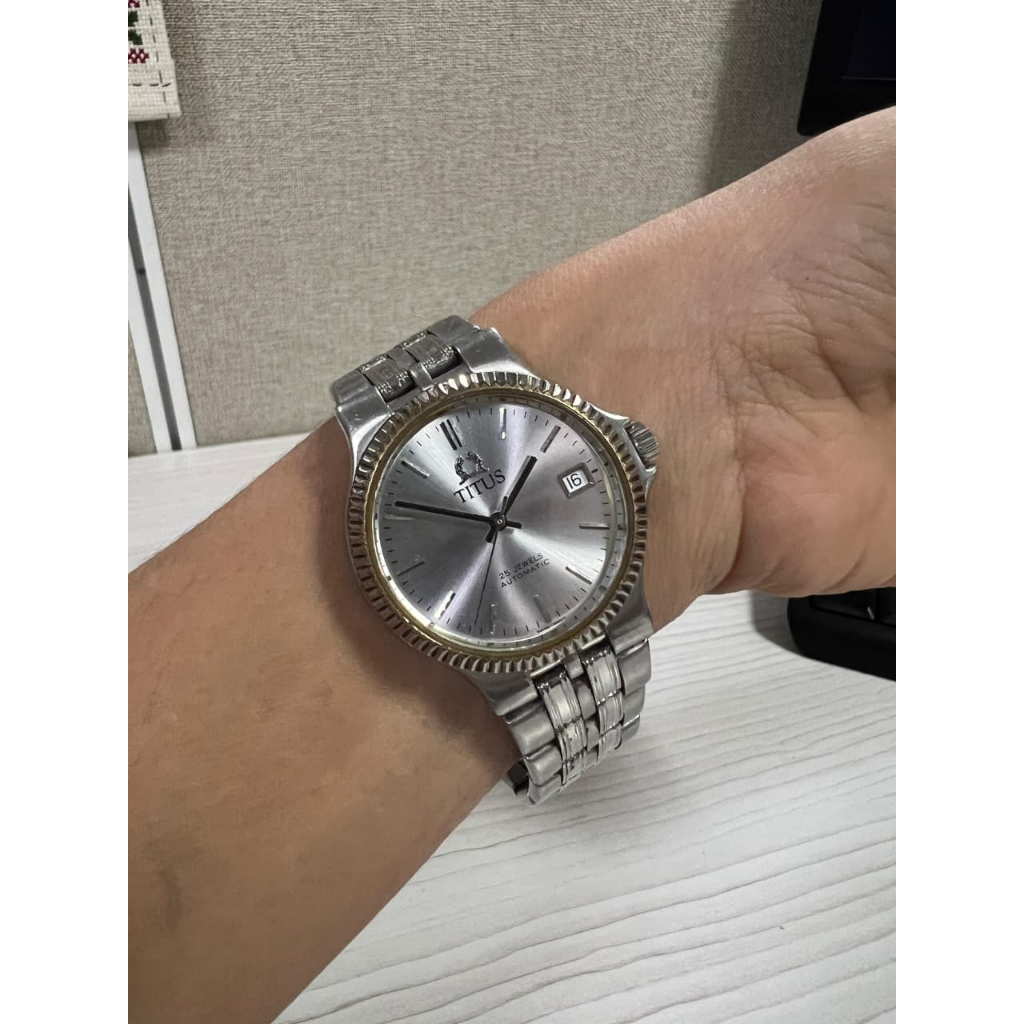 Jam Tangan Vintage Titus Original Swiss