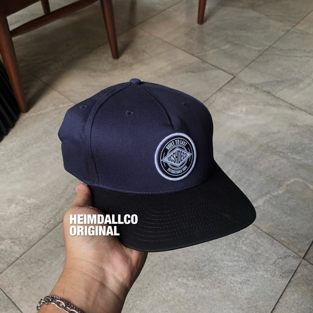 DC Shoes Slacker Snapback Cap Navy Blazer Original