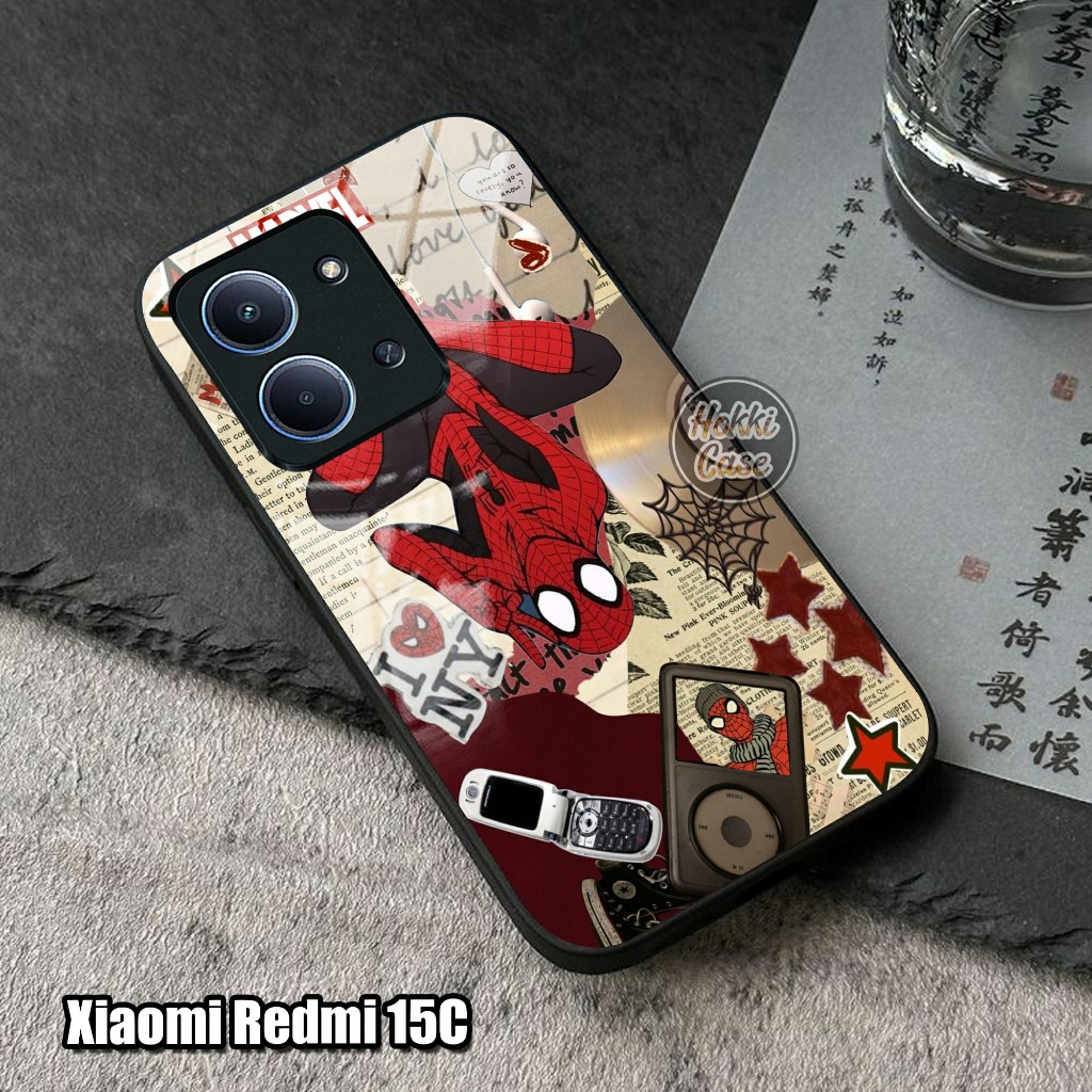 Case Redmi 15C - Softcase Glass Redmi 15C - Casing Hp Redmi 15C - Silikon For Redmi 15C - Kesing Red