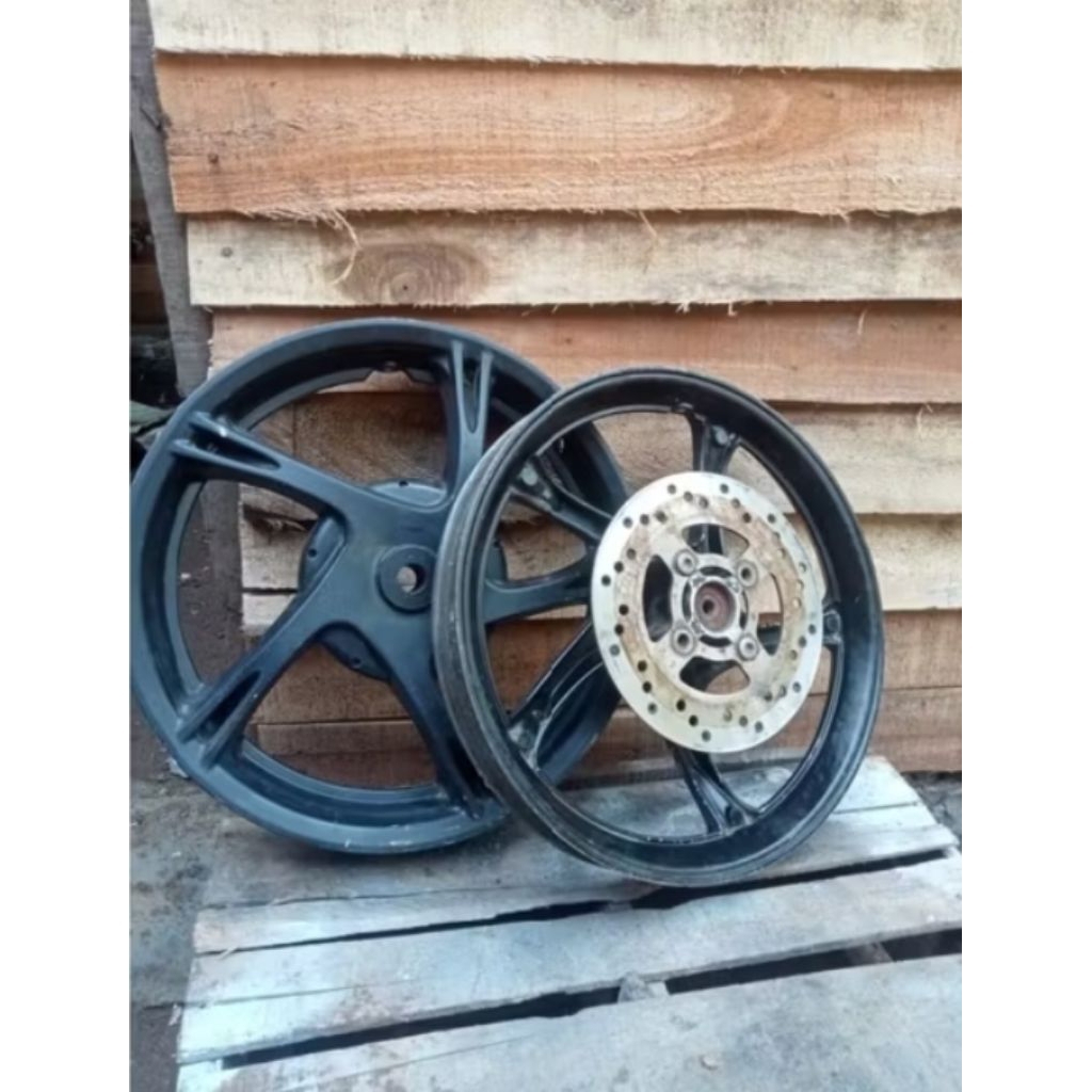 pelek velg depan belakang motor Yamaha Mio soul GT Mio m3 original cabutan copotan