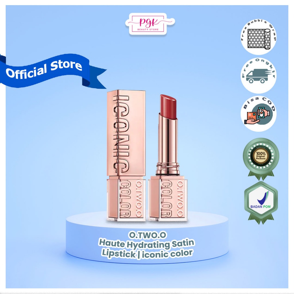 O.TWO.O Haute Hydrating Satin Lipstick