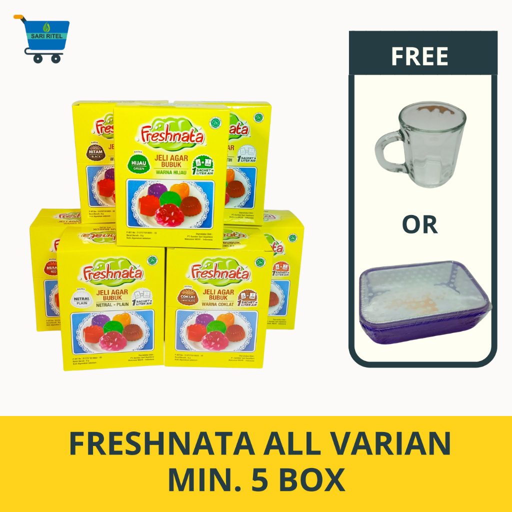 

Pembelian FRESHNATA min 5 box all Varian free hadiah menarik