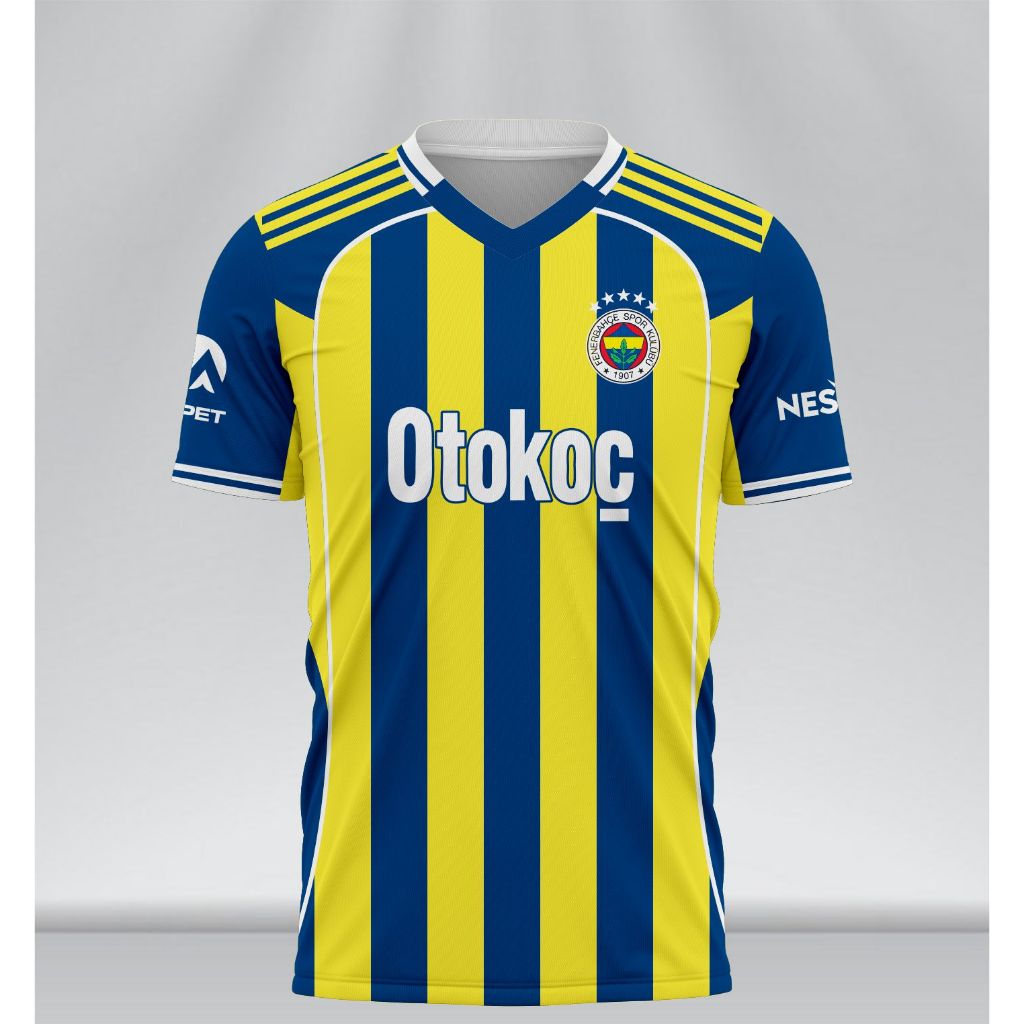 Jersey Fenerbahce Home Away 2025 2026 Full Printing