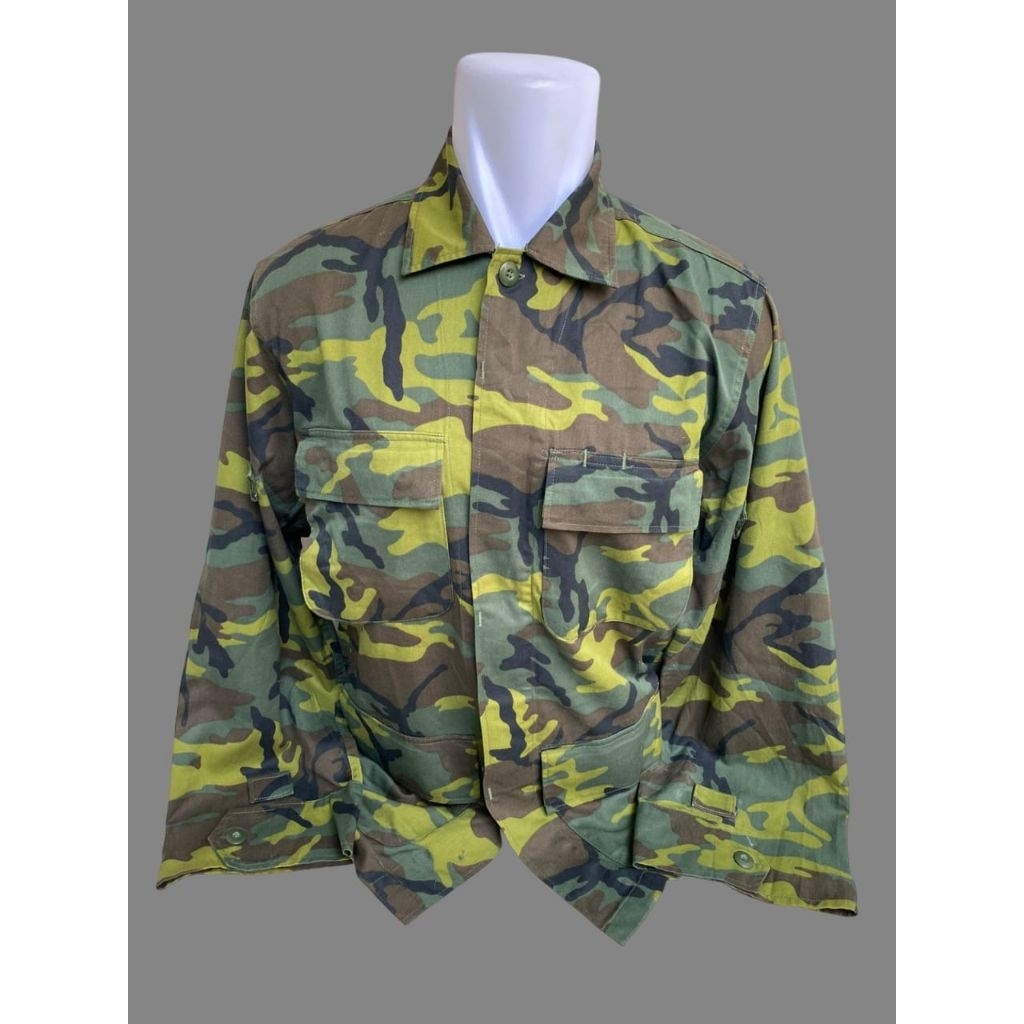 Kemeja BDU Loreng Classic Woodland Cina Taiwan Army (4)