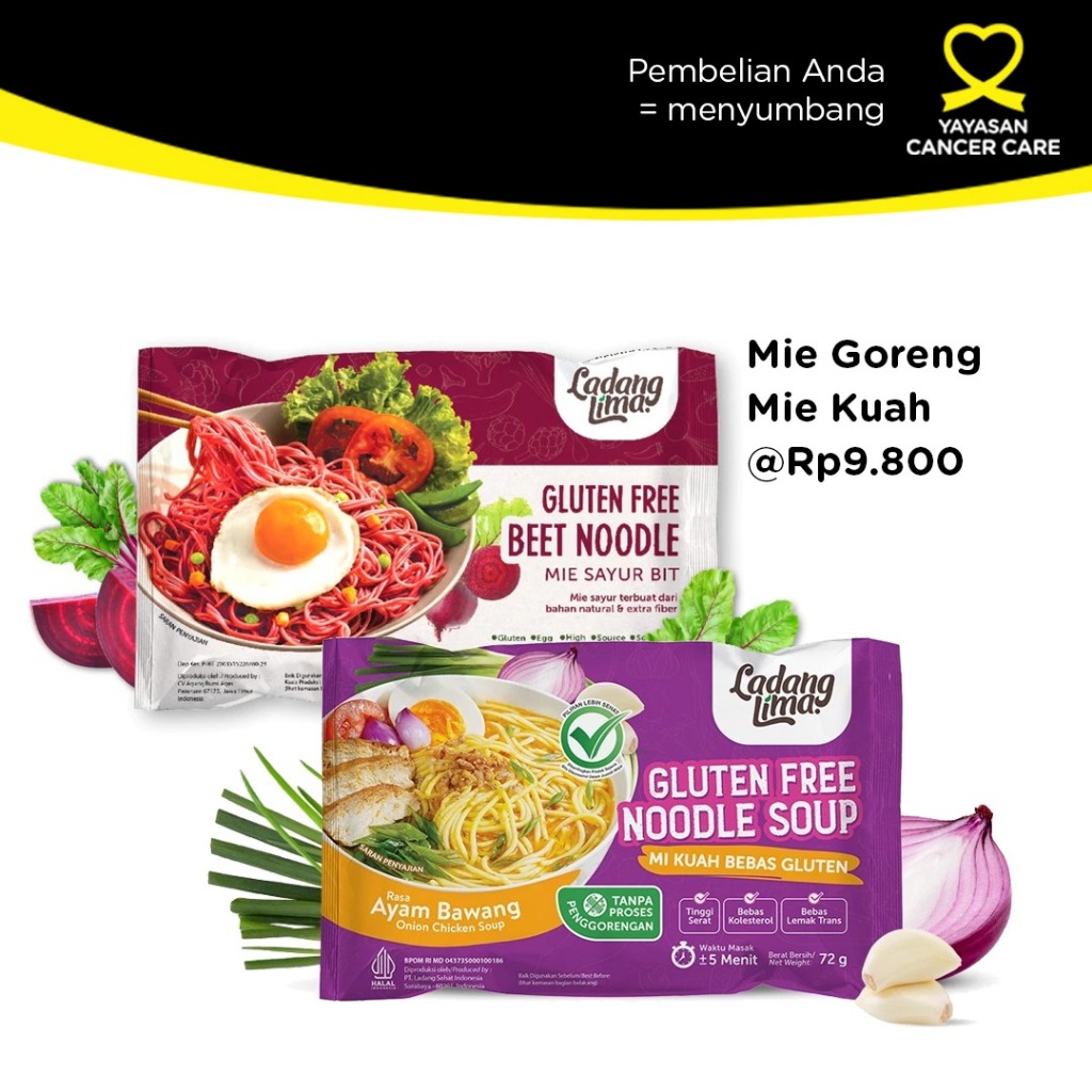 

Ladang Lima Mi Kuah Mie Goreng Mie Gluten Free Veggie Noodle