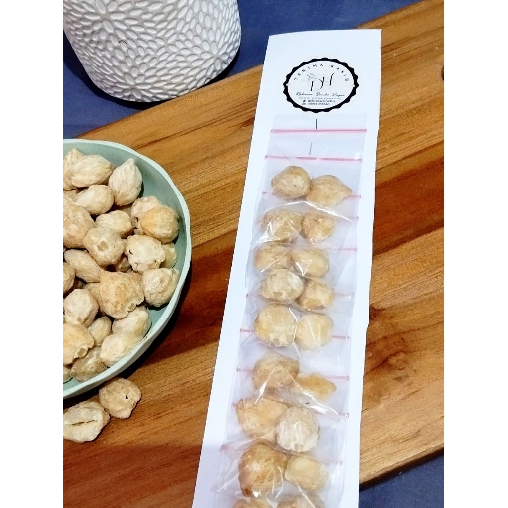 

kemiri kemasan rentengan isi 10 pcs