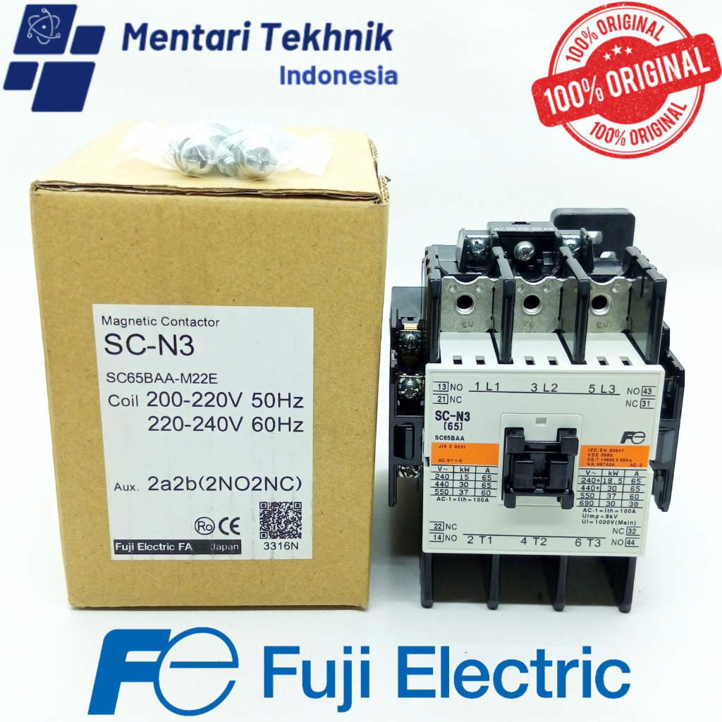 SC-N3 220V Magnetic Contactor Fuji Electric ORIGINAL