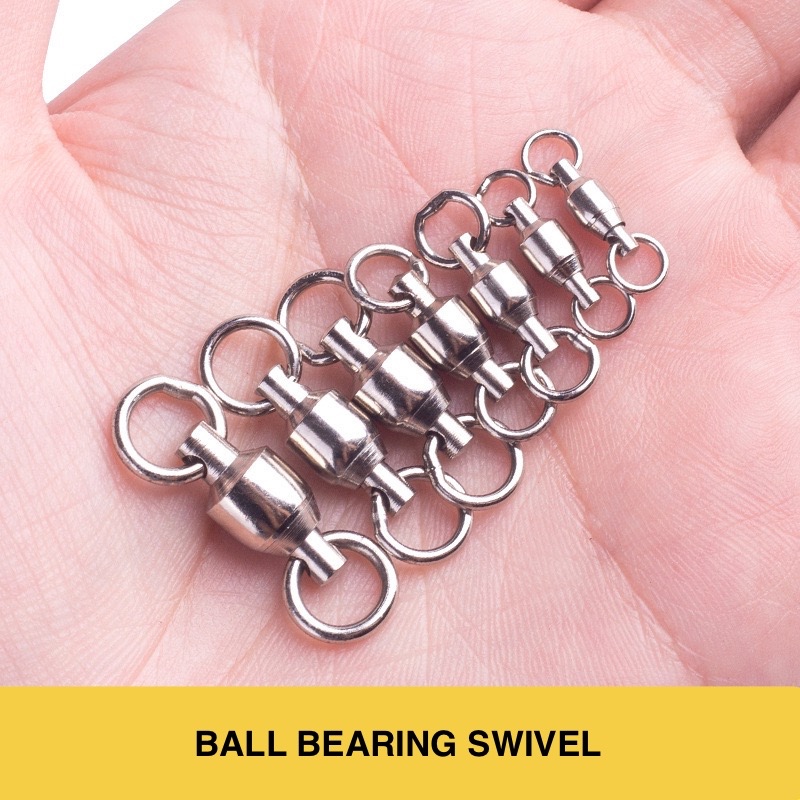 Stainless Steel Bearing Swivel Snap-Swivel Kili Kili Pancing