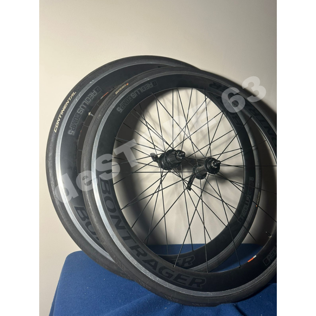 [Pre-Loved] WHEELSET BONTRAGER AEOLUS COMP TLR 5 + FREE Ban Continental GP5000