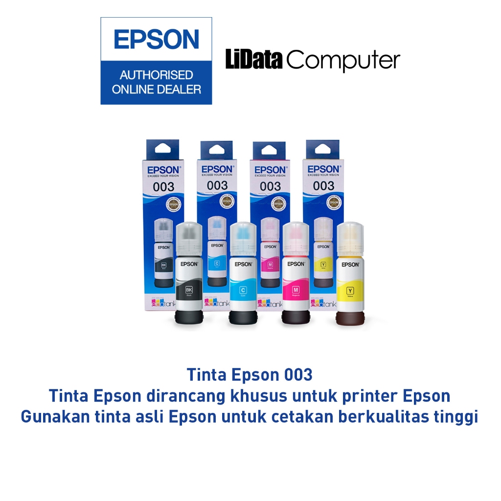 Tinta EPSON 003 Original - 1 Set