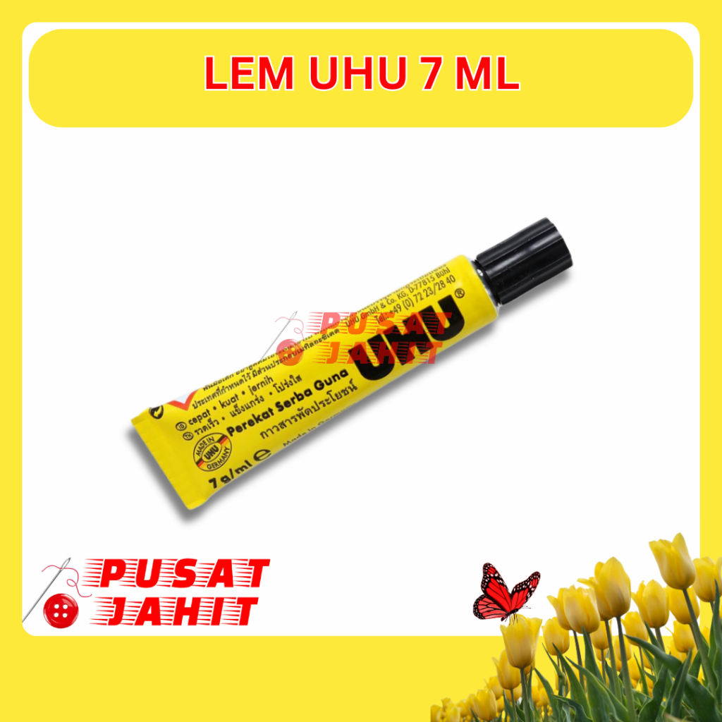 

UHU 7 ML - Lem UHU Kecil 7 ml / Lem / Perekat Serbaguna