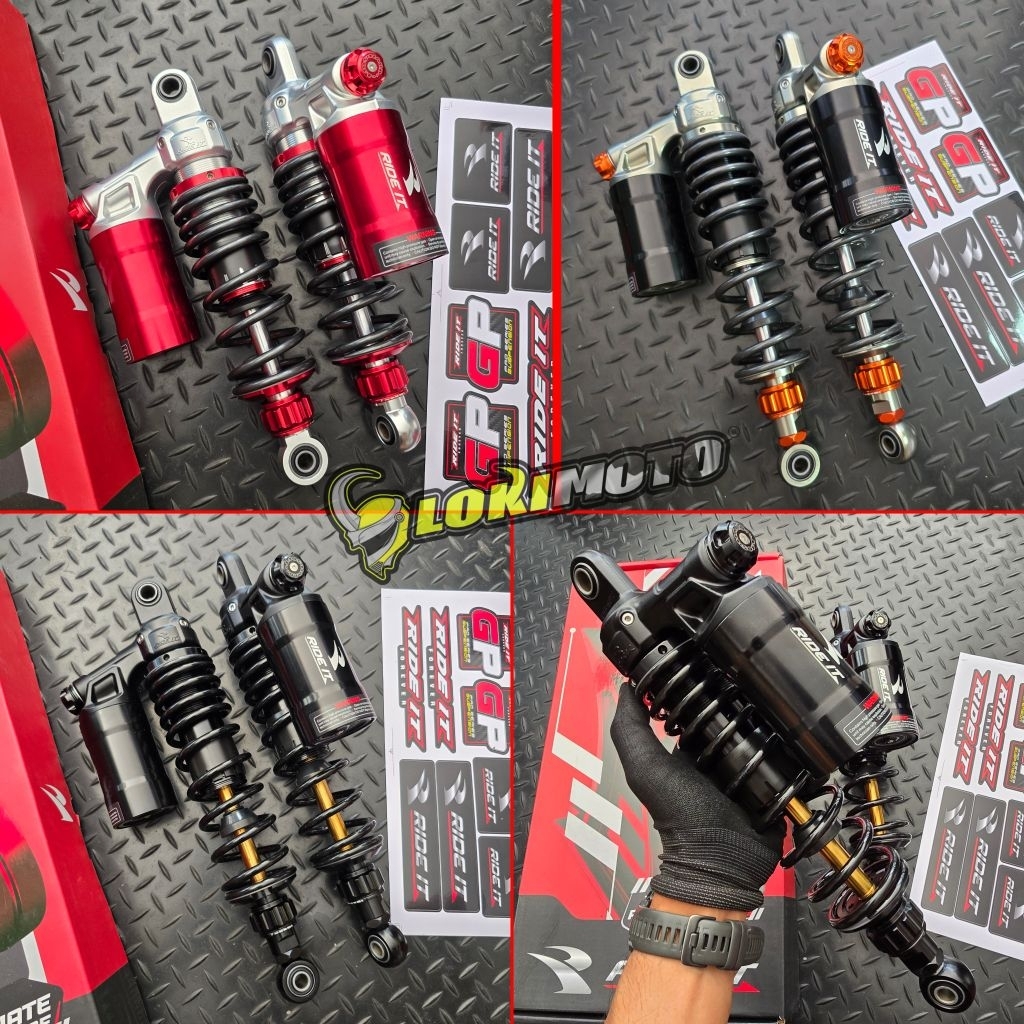 Shock Ride It GP Hyperloop Series Tabung Double Click Jupiter Z Fizr Rxking Tiger Supra Aerox Nmax