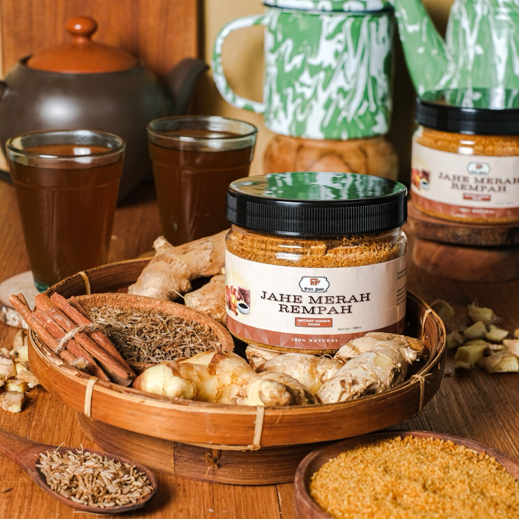 

Jahe Merah Rempah Gula Aren Premium 100% TANPA CAMPURAN – Minuman Kesehatan Instant Tradisional