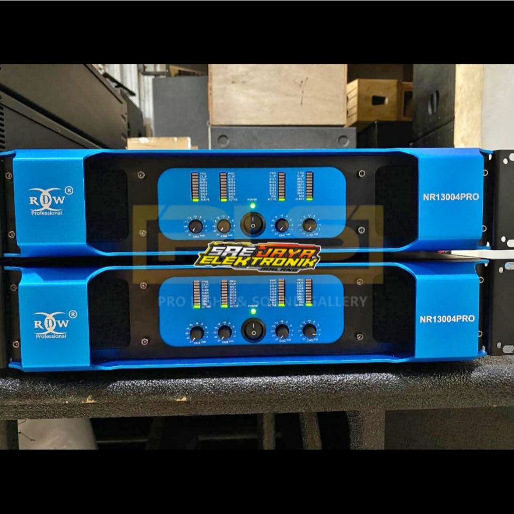 Power Amplifier RDW NR 13004 PRO / NR13004 MK3 / PRO Class H - 4 channel