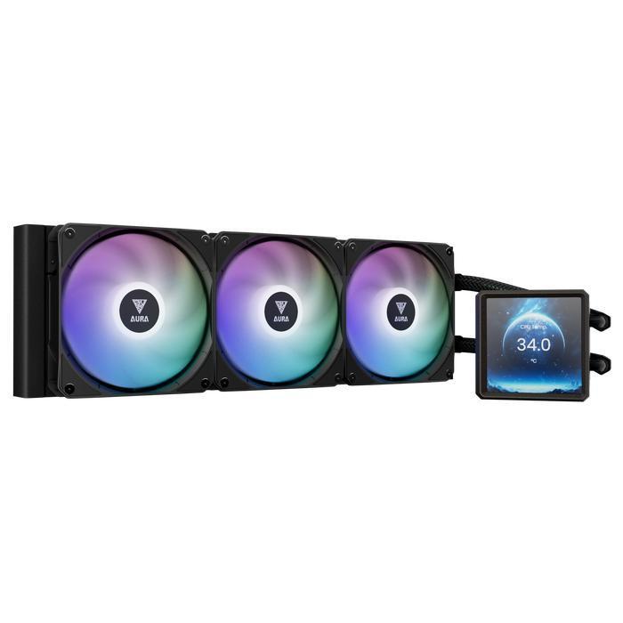LIQUID COOLER GAMDIAS AURA GL360 LCD - 360mm AIO Liquid CPU Cooler