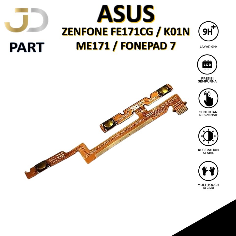 FLEXIBEL ON / OFF + VOLUME AZUS ZENFONE FE171CG / K01N / ME171 / FONEPAD 7 ORIGINAL