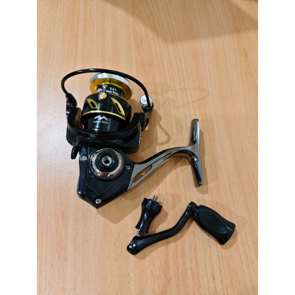 Reel Pancing HAUT TON DM STEEL, Power Handle Reel, Gear Ratio 5.2 : 1, Size 1000 - 6000