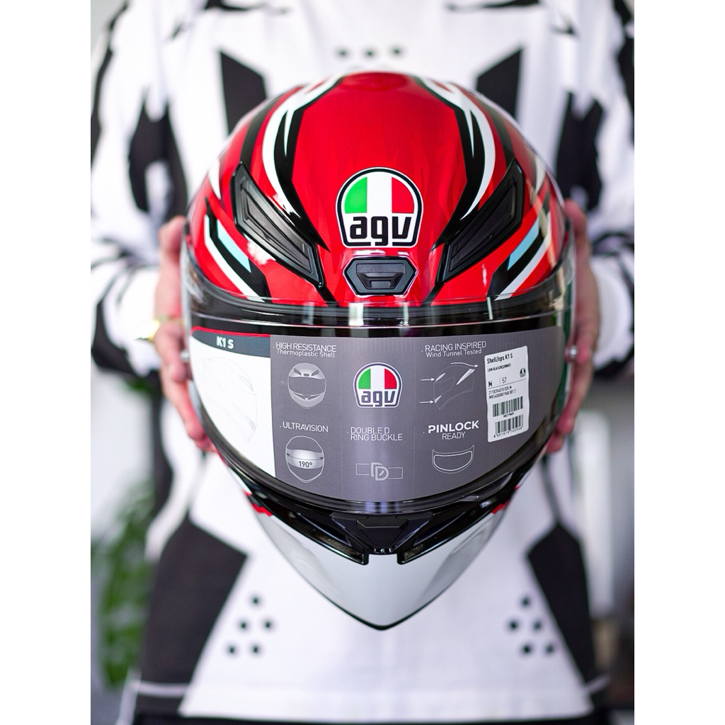 AGV K1 S LION BLACK/RED
