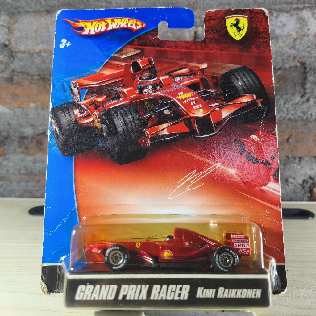 Hot Wheels Ferrari Grand Prix Racer Kimi Raikkonen - Reguler Card