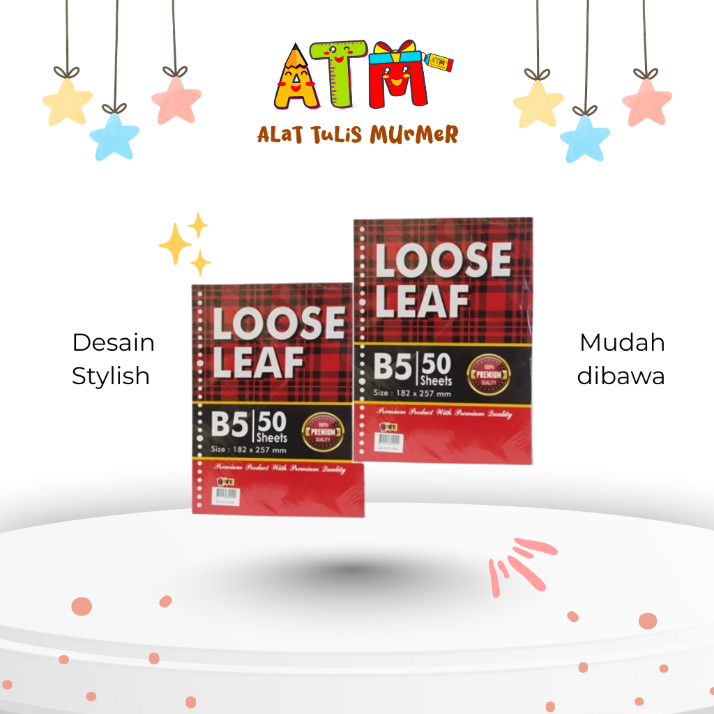 

Binder/Sheet/Loose Leaf Hore B5 50lbr-DotSeries