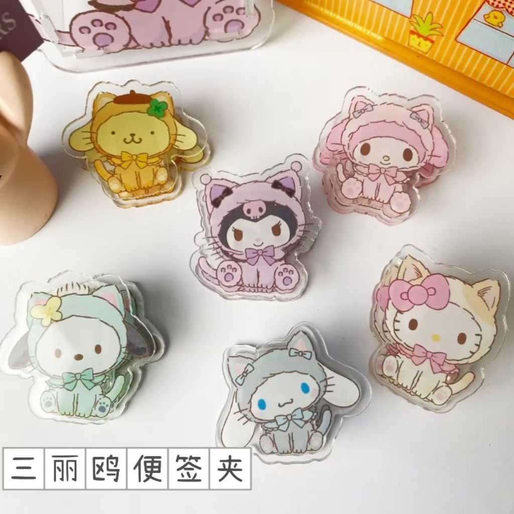 

Acrylic Clip Paper Sanrio