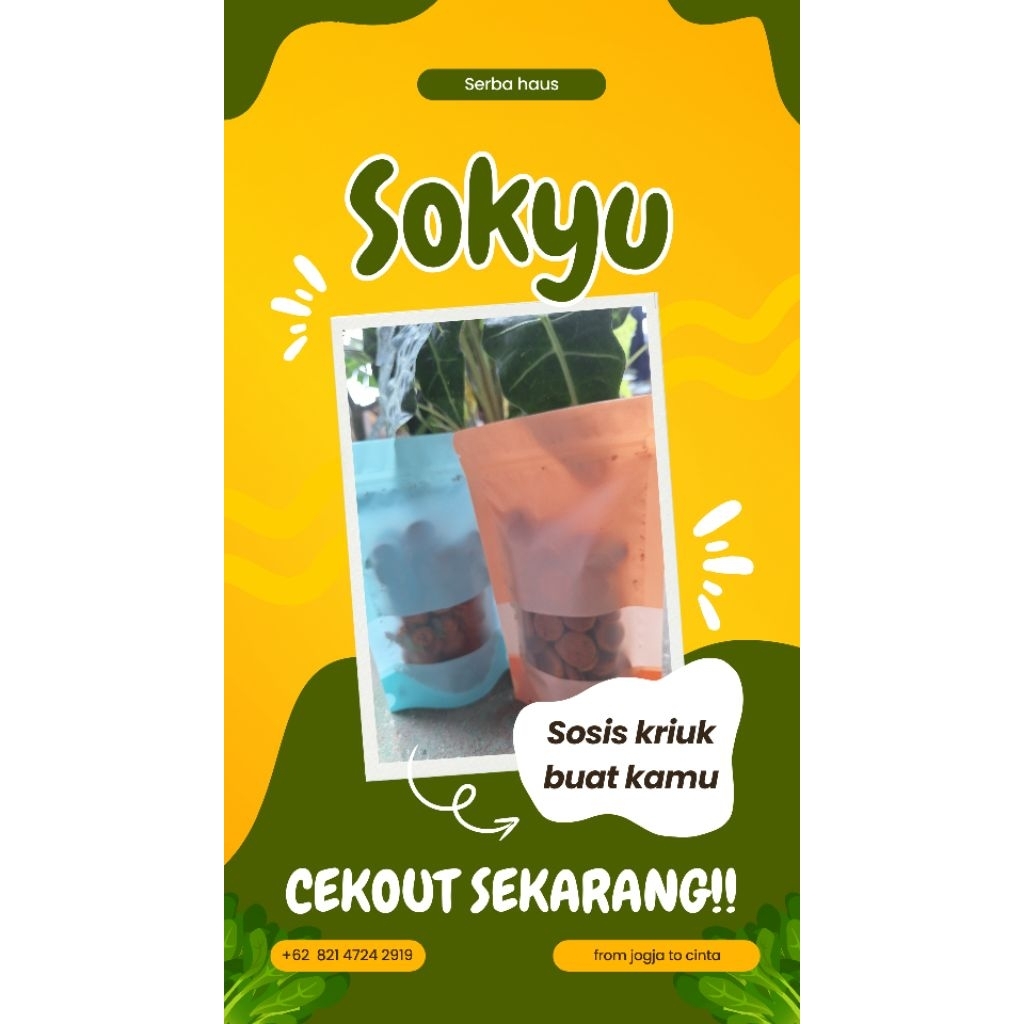 

Sosis Kriuk Renyah Aneka Rasa (SOKYU)