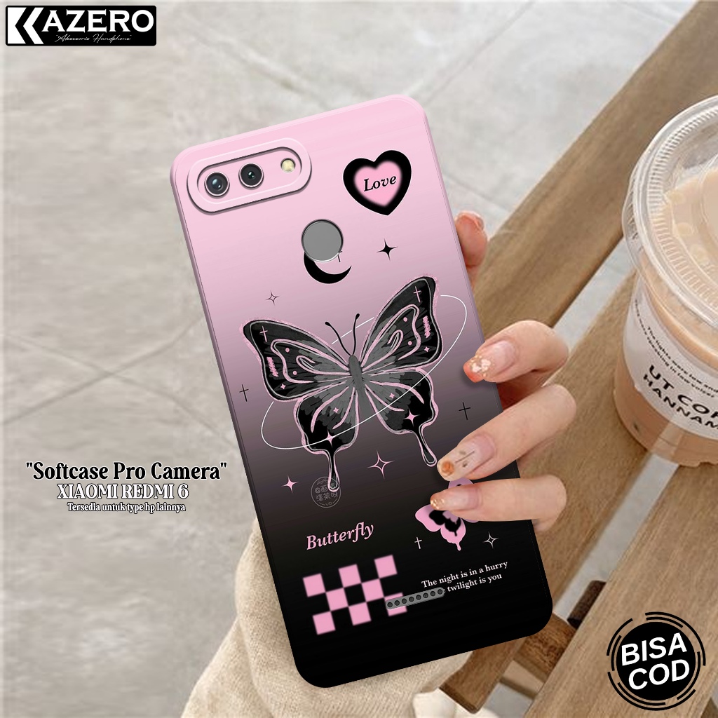 Case XIAOMI REDMI 6 Fashion Case Aesthetic Softcase XIAOMI REDMI 6 Silikon Pro Camera Kesing XIAOMI 