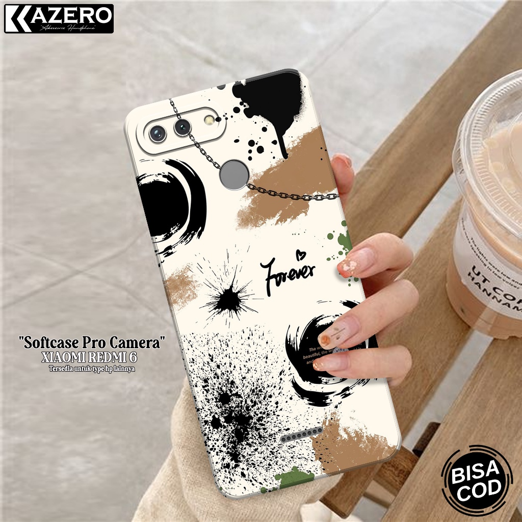 Case XIAOMI REDMI 6 Fashion Case Aesthetic Softcase XIAOMI REDMI 6 Silikon Pro Camera Kesing XIAOMI 