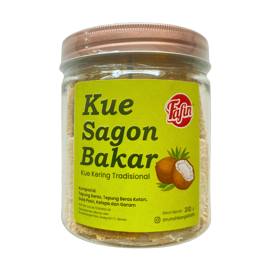 

FAFIN Kue Sagon Bakar Kelapa 310gr Tabung