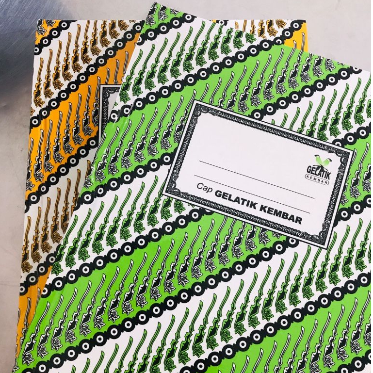 Buku gelatik isi 50 100 200 - buku batik hardcover