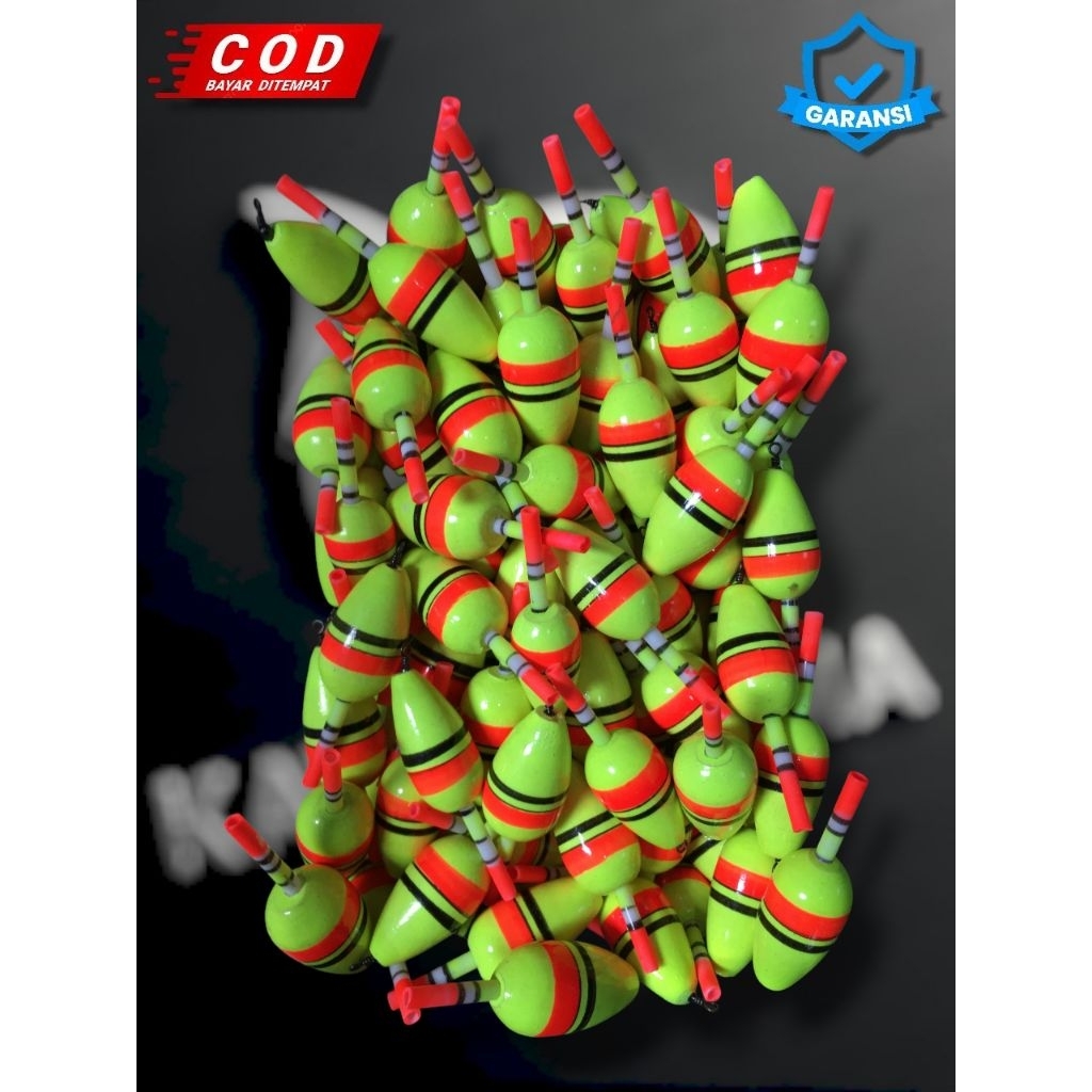 (Harga 1 Pcs) Pelampung Pancing/Pelampung Puyu/Pelampung Betok/Pelampung Kayu/Kambangan/Kumbul Panci