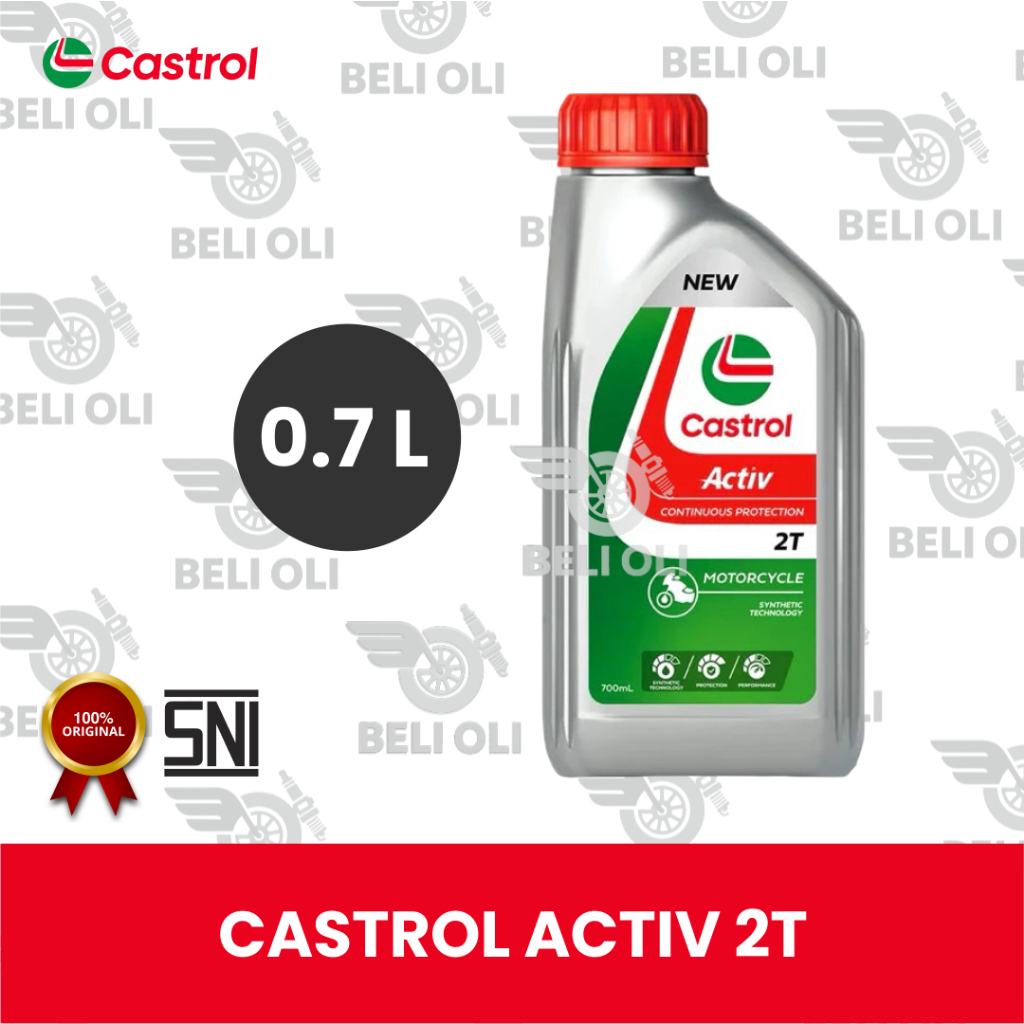 (BELI OLI) Castrol Activ 2T Oli Mesin 2 Tak 700 ml